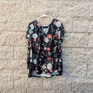Women's Perception brand, light floral top